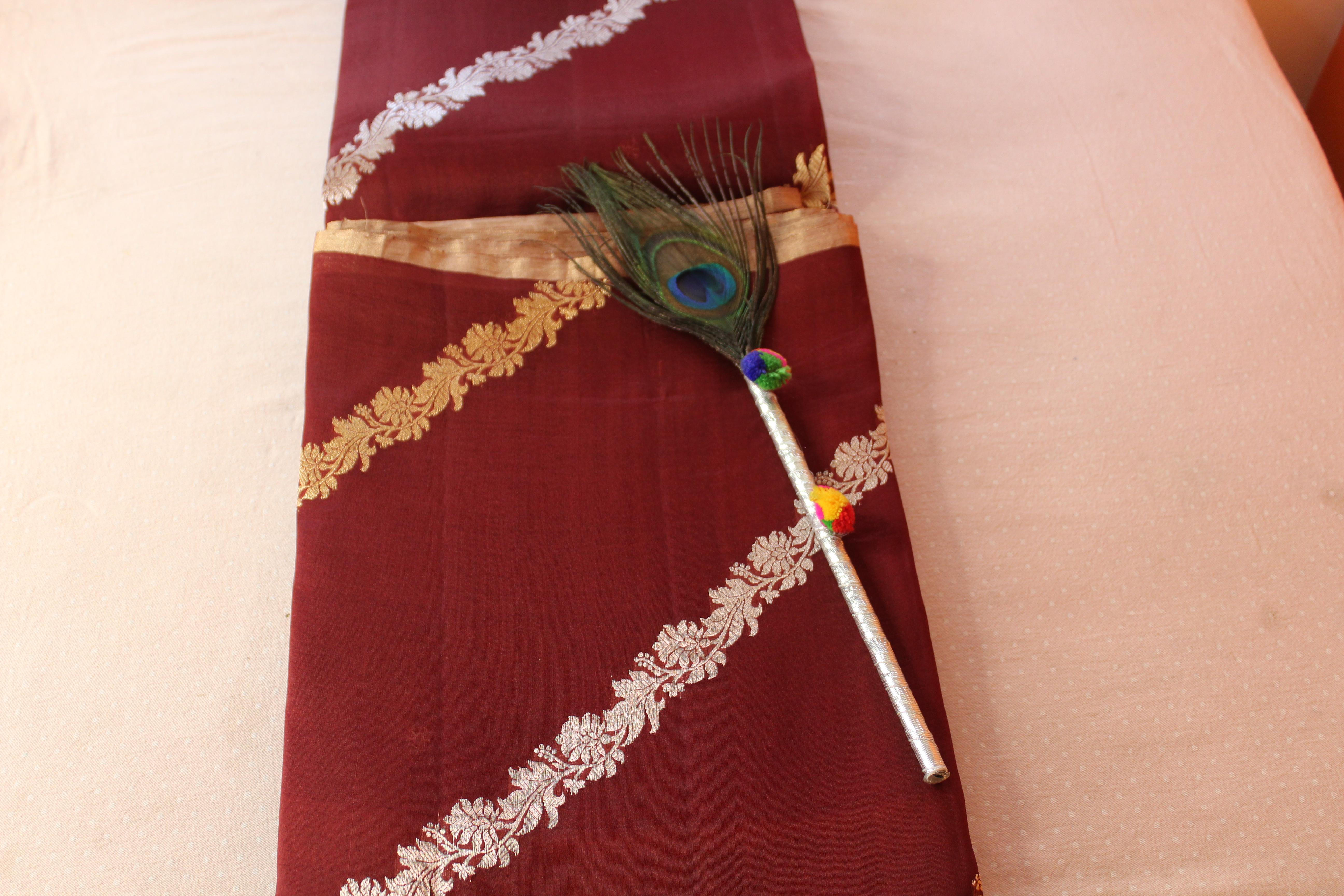 Kora Silk Saree (HANDLOM)