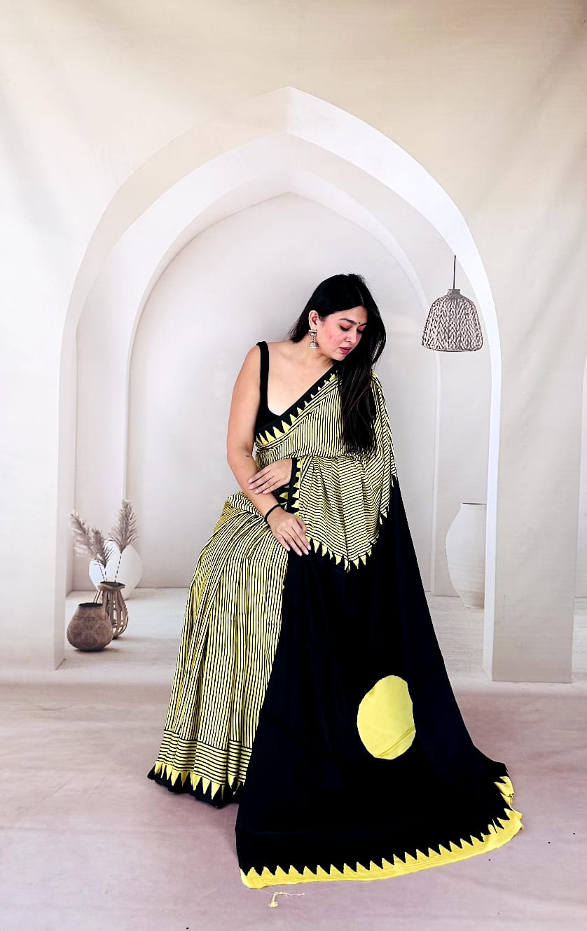 Pure Modal Ajrakh Silk